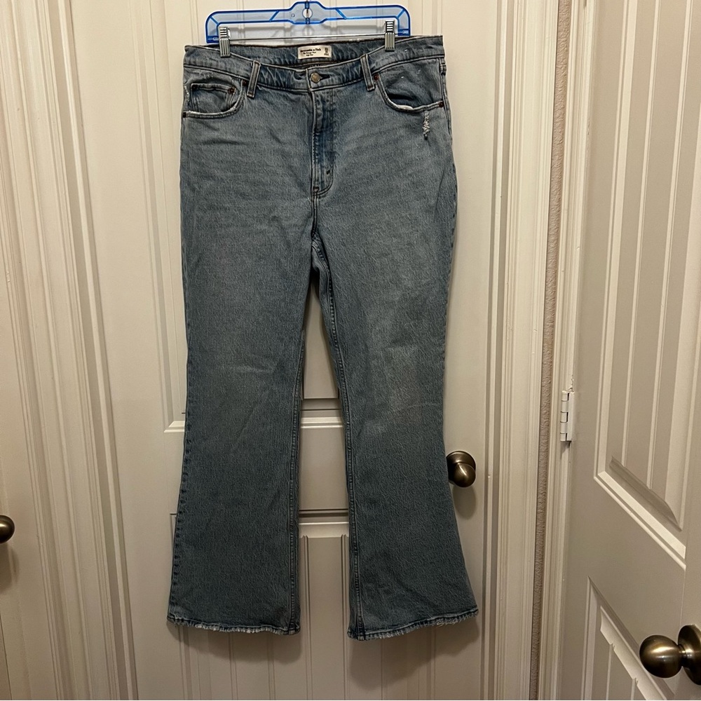 Abercrombie & Fitch Blue Flare Jeans